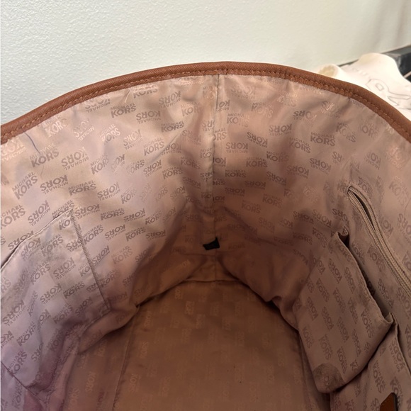 Michael Kors Signature Brown Tote - Picture 5 of 12